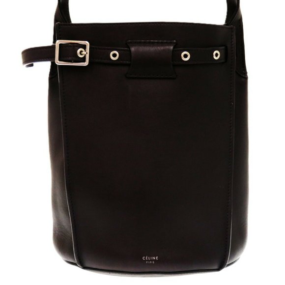 Celine Big Bucket Bag in Black Leather (0761) - Picture 1 of 10